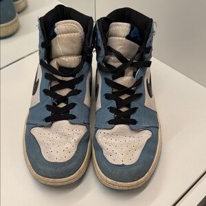 Nike Women's Sneakers - Blue and White